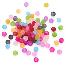 PandaHall 100pcs 4 6 8mm Frosted Glass Crystal Jewelry Making DIY Loose Spacer Beads for Necklace Bracelet Earrings Mixed Color 2024 - buy cheap