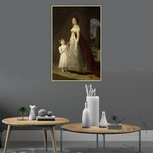 Citon E.Vigee Lebrun《Caroline Murat》Canvas Art Oil Painting Artwork Poster Decorative Picture Wall Decor Home Decoration 2024 - buy cheap