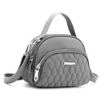 Fashion Diamond Lattice purses and handbags Multi Storey Woman shoulder bag Casual Nylon Small women bag Colorful sac femme 2024 - buy cheap