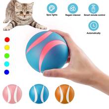 Remote Control Cat Toy Ball Rolling LED Flashing Ball Cat Interactive Ball Toys Electric Cat Toy USB Rechargeable Pet Product 2024 - buy cheap