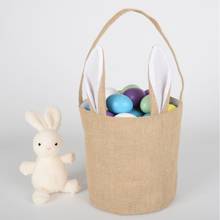 Easter Bunny Bag Easter Decorations For Home Cute Easter Rabbit Ears Bag Party Gifts for Kids Easter Candy Gift Bags 2024 - buy cheap