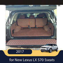 ¡Calidad superior! Alfombrillas especiales para maletero, revestimiento impermeable para Lexus LX 570, 5 asientos, 2017, LX570, 2016-2013 2024 - compra barato