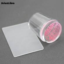 AriesLibra скребок для штамповки ногтей, штампы для ногтей, скребок, чистые прозрачные силиконовые штамповки для ногтей, желеобразный принтер, набор для маникюра 2024 - купить недорого