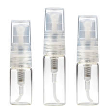 100pcs Refillable Portable Glass Spray Bottle 2ml 3ml 5ml Empty Perfume Glass Bottles Perfume Atomizer Travel Accessories 2024 - buy cheap