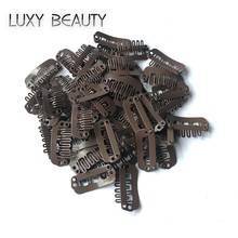 2.3cm Hair Wig Clips Human Hair Extensions Clips 100pcs For Hair Weave Clips/Wig Accessories/Lace Wigs/Hair Extensions Clips 2024 - buy cheap