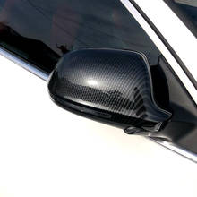 Apropriado para audi a4 b8 modificado fibra de carbono espelho retrovisor habitação modificado de fibra de carbono espelho retrovisor habitação 2024 - compre barato