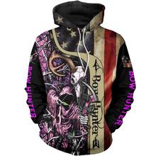 Camo AMO HUNTING ANIMALS deer ART 3D Hoodies Hoodie Men Women New Fashion Hooded Sweatshirt Long Sleeve casual Pullover-1 2024 - buy cheap