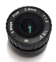 HD 1/2.5" 3MP  2.8mm CCTV Lens CS mount IR wide angle 115 degrees for IP Camera 2024 - buy cheap
