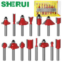 15pcs 1/4inch Router Bit Set Trimming Straight Milling Cutter for Wood Bits Tungsten Carbide Cutting Woodworking 2024 - buy cheap