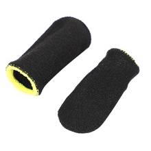 Hot 16 Pcs 18-Pin Carbon Fiber Finger Sleeves For PUBG Mobile Games Press Sn Finger Sleeves Black & Yellow 2024 - buy cheap