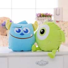 Figuras de Anime de la Universidad de Disney Monsters Sulley, producto de dibujos animados, accesorios de Cosplay, almohada, cojín, manta, regalo Unisex 2024 - compra barato