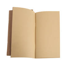 Caderno de papel kraft livro de contas diário diário memorando em branco página papelaria 2024 - compre barato