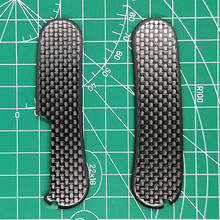 Custom Made 3K Full Carbon Fiber Handle Scales for 85mm Delemont Evolution Victorinox Swiss Army Knife EDC Mod 2024 - buy cheap