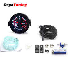 2 "52mm Turbo Boost Gauge 1-30 PSI Car Smoke Len With Adjustable Auto Turbo Boost Controller Kit 2024 - buy cheap