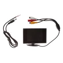 3.5" TFT LCD Color Monitor Screen DVD VCD For Car Rear View Backup Camera  2024 - купить недорого