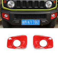 Lamp Hoods for Suzuki Jimny JB74 2019 2020 2021 JB64 JB74 Front Fog Lamp Decoration Stickers Car Exterior Accessories ABS Red 2024 - buy cheap