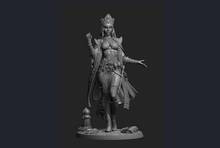 1/24 76mm ancient woman warrior stand (WITH BASE ) Resin figure Model kits Miniature gk Unassembly Unpainted 2024 - buy cheap