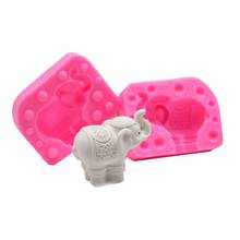 DIY Baking 3D Elephant Modeling Mold Fondant Chocolate Cake Decoration Handmade Soap Silicone Molds NEW 2024 - buy cheap