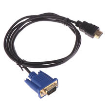 HDMI to VGA Cable HD 1080P HDMI Male to VGA Male Video Converter Adapter for PC Laptop S10 DMI to VGA Cable 2024 - buy cheap