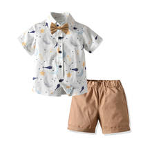 Boiiwant-Conjuntos de ropa para bebés de 1 a 6 años, camisetas de manga corta con dibujos animados y pantalones cortos, trajes de algodón de vacaciones para la playa, 2 uds. 2024 - compra barato