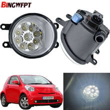 1pair Front Bumper Fog Light Assembly H11 LED Fog Light Halogen Lamp For Toyota IQ 2009 2010 2011 2012 2013 2024 - buy cheap