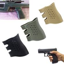 Punho de borracha antiderrapante para pistola, cabe na maioria das pistolas glock 17 19, acessórios táticos de caça, pente de borracha para pistola 2024 - compre barato