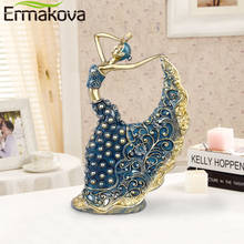 ERMAKOVA-figura de bailarina de belleza, artesanía de resina, modelo decorativo de escritorio, figuritas de regalo para decoración del hogar 2024 - compra barato