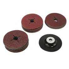 115mm Rubber Backing Pad 24#36#60# Grit Sandpaper Sheet Sanding Disc for Angle Grinder for Sandpaper Grinding Disc Abrasive Tool 2024 - buy cheap