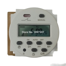 Temporizador de energía LCD Digital, relé de interruptor de tiempo programable, DC12V, 16A 2024 - compra barato