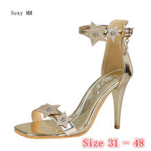 Women Gladiator Sandals High Heels Pumps Summer Shoes Woman High Heel Sandals Plus Size 31 32 33 - 40 41 42 43 44 45 46 47 48 2024 - buy cheap