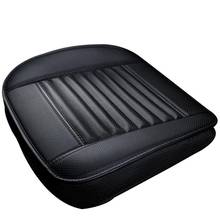 Car Seat Cushion Automobiles Protective Non-slip Cover Seat Car Seat Cover PU Leather Bamboo Charcoal 2024 - buy cheap