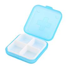 Portable Travel 4-Slot Medical Pill Box Holder Medicine Case Drug Storage Hot Selling 2024 - buy cheap