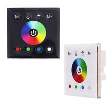 Controlador de Panel táctil RGBW, controlador de conmutación de atenuador RF montado en la pared para interruptor de lámpara de tira de luz RGB, cc 12V 24V 2024 - compra barato