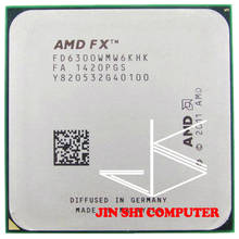 Бесплатная доставка, процессор AMD FX-Series FX6300 FX 6300 3,5 ГГц шестиядерный, центральный процессор FD6300WMW6KHK разъем AM3 + 2024 - купить недорого