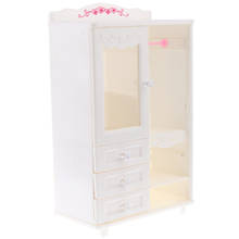 Realistic Miniature Storage Wardrobe for 1:12 Dollhouse Bedroom Furniture Toy 2024 - buy cheap
