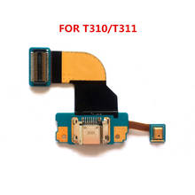 Запасной USB-разъем для зарядного устройства, гибкий кабель для Samsung Galaxy Tab 3 8,0 T310, аудиоразъем для наушников 2024 - купить недорого
