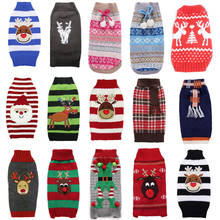 Suéter de invierno para perros pequeños y grandes, Jersey de ganchillo para Navidad, ropa para mascotas 2024 - compra barato