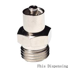 G1/4 Adhesiving Dispensing Fittings Nickel Coated Brass Luer Lock Adaptor 2024 - buy cheap