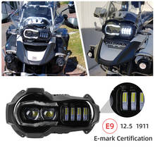 Faro LED E9 Mark para motocicleta, montaje de faro para BMW R1200GS Adventure 2004-2012, GS 1200 2024 - compra barato