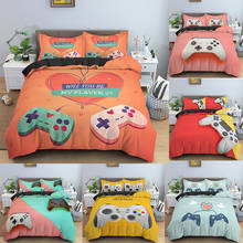 Teens Bedding Set Gamepad Printed Comforter Video Game Controller Pattern Duvet Cover For Kids Boys 2024 - buy cheap