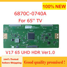 NEW Original LG T-con Board 6870C-0740A For 65'' TV Logic Board 6871L 5228B Model V17 65 UHD HDR Ver1.0 6870C 0740A 2024 - buy cheap