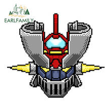 EARLFAMILY 13 см x 11,4 см для Mazinger Z 8 бит виниловые наклейки на машину индивидуальные наклейки крутые водонепроницаемые аниме автомобильные аксессуары «сделай сам» 2024 - купить недорого