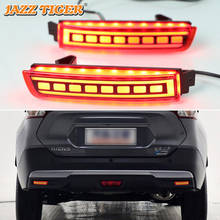 2-in-1 Functions Car LED Rear Fog Lamp Brake Light Rear Bumper Decoration Lamp For Nissan Sentra B17 Sylphy 2012 - 2019 2024 - buy cheap
