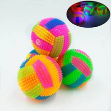 Dog Toys Elastic Flash Light Squeaky Training Interactive Rubber Balls Dog Cat Squeak Ball Soft Pet Dog Chewing Toy For Puppy 2024 - buy cheap