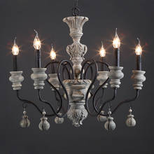Креативные светильники в стиле ретро для столовой, гостиной, спальни, простые лампы-подсвечники 2024 - купить недорого