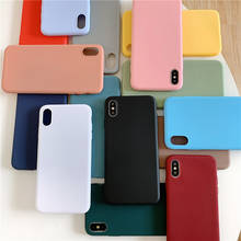 Чехол яркого цвета для iPhone 11 Pro XS Max XR X 8 7 6 6S Plus 5 5S SE силиконовый чехол для iPhone 11 чехол Роскошный мягкий чехол из ТПУ 2024 - купить недорого