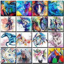 Coloring Horse 5D DIY Square/Round Drill Diamond Painting Diamond Embroidery Full Cross Stitch Kits Diamond Mosaic Home Decor 2024 - buy cheap