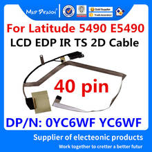 LOUCO DRAGÃO Marca novo Laptop LCD LVDS Cabo LCD EDP IR TS CABO para Dell Latitude 5490 E5490 2D DM70 DC02C00GL00 0YC6WF YC6WF 2024 - compre barato