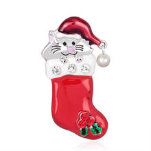 Accesorios de Navidad de la serie goteo lindo pequeño animal calcetines de Navidad broche Dan que los accesorios al por mayor 2024 - compra barato