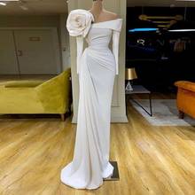 Женское вечернее платье с цветочным принтом, длинное платье-футляр с длинным рукавом, официальное платье на выпускной 2024 - купить недорого